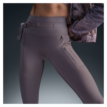 Women's 7/8 Nike Trail Go Violet Tights | Alltricks.com