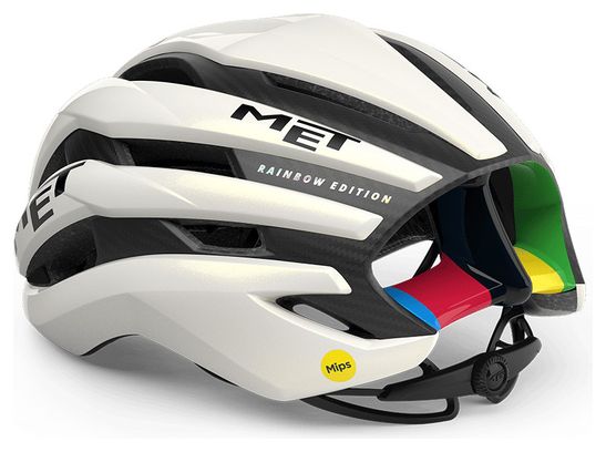 Casco de carretera MET Trenta 3K Carbon Mips Limited Edition Rainbow