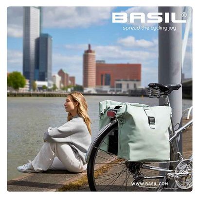 Sacoches Basil soho led nordlicht 41L