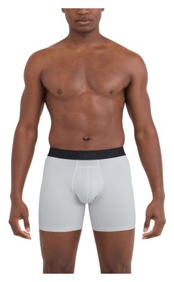 Saxx Smooth Flex Light Compression Boxer Briefs, Gray, Men's