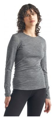 Icebreaker Donna 200 Oasis Grey Long Sleeve Jersey