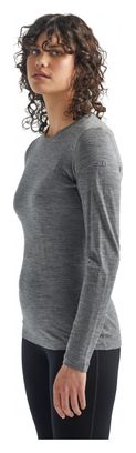 Icebreaker Women's 200 Oasis Grey Long Sleeve Jersey