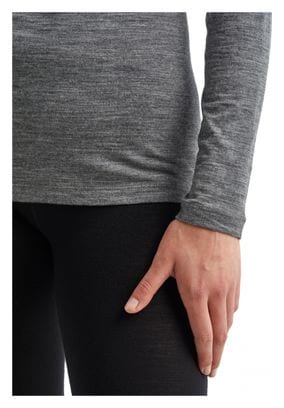 Icebreaker Women's 200 Oasis Grey Long Sleeve Jersey