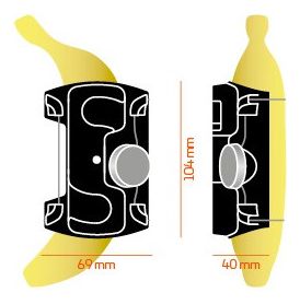 Fidlock Twist Uni Connector bidonhouder zonder framebevestiging