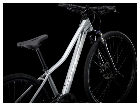 VTC Trek Woman Dual Sport 2 WSD Shimano Altus 8V 2021 Silver