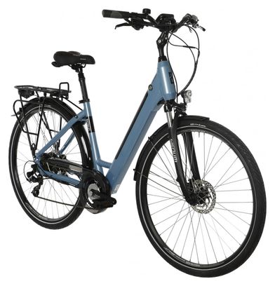 Prodotto ricondizionato - Bicyklet Carmen Shimano Tourney/Altus 7V 504 Wh 700 mm Blue Electric City Bike