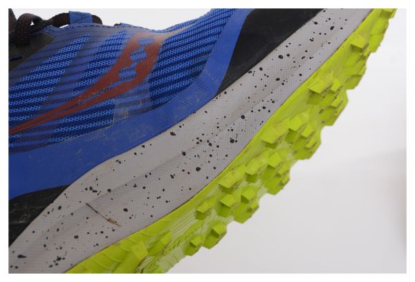 Refurbished Product - Saucony Peregrine 12 Trailrunning-Schuh Blau und Gelb