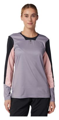 Maillot Manches Longues Fox Defend Femme Gris