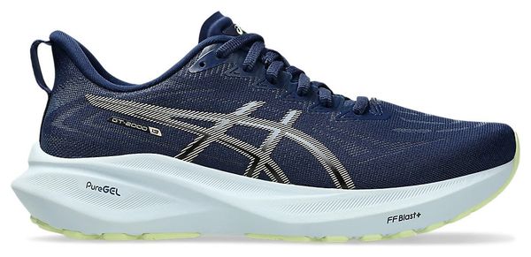 Chaussures Running Asics GT-2000 13 Bleu/Vert Femme