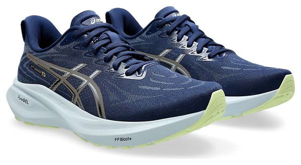 Chaussures Running Asics GT-2000 13 Bleu/Vert Femme