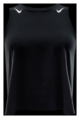 Nike AeroSwift Black Women's Cropped Tank