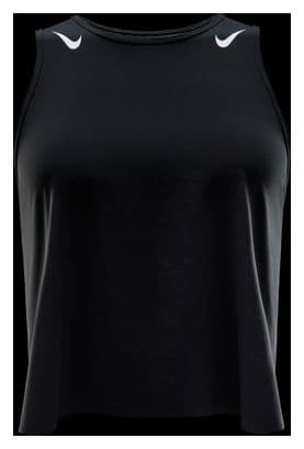 Camiseta de Tirantes Nike AeroSwift Negra, Mujer