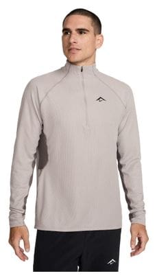 Nike Dri-Fit Trail Grau Herren 1/2-Zip Oberteil