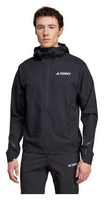 Veste imperméable adidas Terrex Xperior Light Rain Noir Homme	