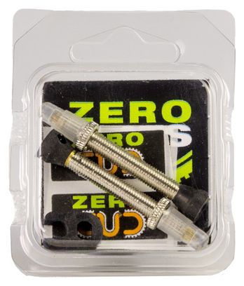 Paar Zero Flats Presta Tubeless ventielen