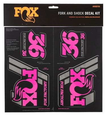 Kit Stickers Fox Racing Shox Heritage Rose