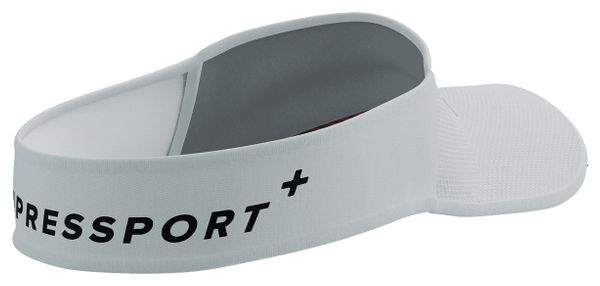Compressport UltraLight IronMan 2025 Visera Todo es posible Blanco/Negro/Rojo