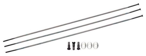 19 Rayons Aéro Sapim CX-Ray Argent – 280 Mm, Tirage Droit, Pour Roue Vélo – Neufs