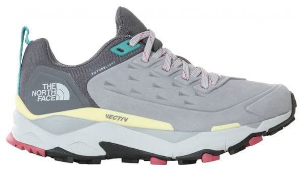 The North Face Vectiv Exploris Futurelight Leather Gray Hiking Shoes for Women