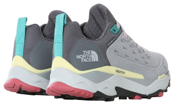 The North Face Vectiv Exploris Futurelight Leather Gray Hiking Shoes for Women