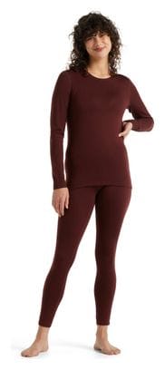 Langarm Trikot Women Icebreaker Merinos 200 Oasis Braun S