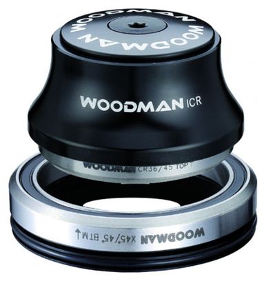 WOODMAN Jeu de Direction Intégré AXIS Y XS SPG 20 Comp Conique 1''1/8 - 1.5'' Réducteur 1'1/8 Noir