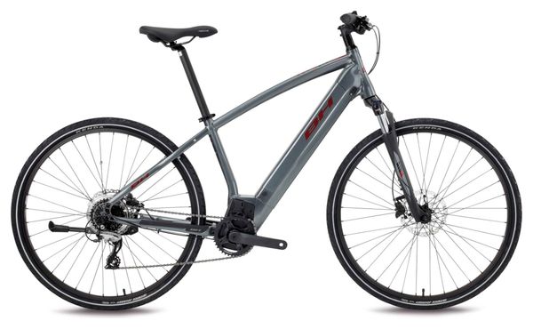 VTC Électrique BH Atom Cross Shimano Acera 8V 500 Wh 700 mm Gris Plata 2023