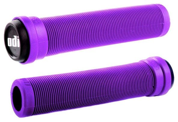 Ein Paar Odi Longneck Flangeless Grips 135mm Violett