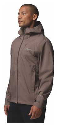 Giacca impermeabile Columbia Trailborne 2.5L grigia da uomo