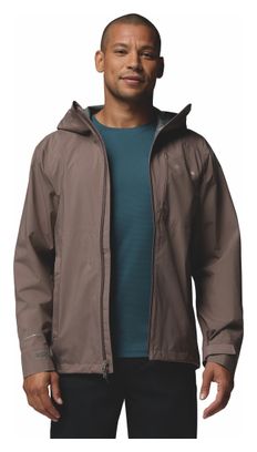Giacca impermeabile Columbia Trailborne 2.5L grigia da uomo