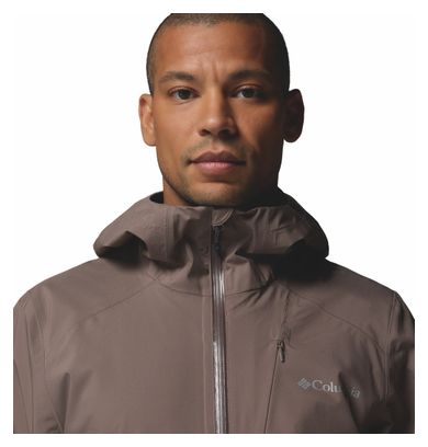 Giacca impermeabile Columbia Trailborne 2.5L grigia da uomo
