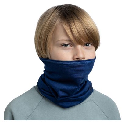 Girocollo leggero Buff Merino Blu per bambini