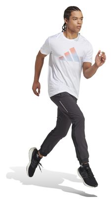 Camiseta de manga corta adidas Performance Run Icons Blanca
