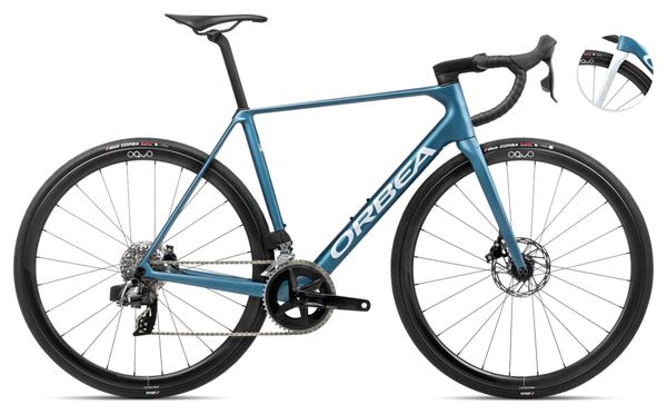 Orbea Orca M31eTEAM Rennrad Sram Rival eTap AXS 12S 700 mm Schiefer Blau 2024