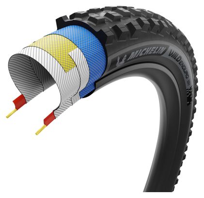 Pneu VTT Michelin Wild Enduro MH Racing Line 27.5'' Tubeless Ready Souple Magi-X