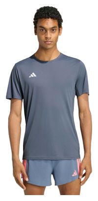 Camiseta de running adidas Adizero Essentials gris para hombre