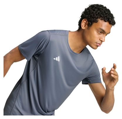 Camiseta de running adidas Adizero Essentials gris para hombre