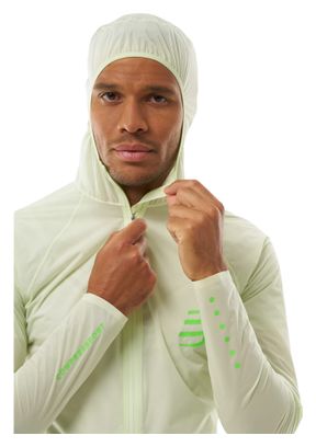 Veste Imperméable Compressport Hurricane Vert Homme