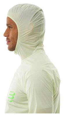 Veste Imperméable Compressport Hurricane Vert Homme
