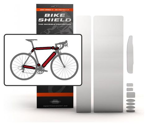 Kit Protections de Cadre Bikeshield Fullpack Regular Transparent