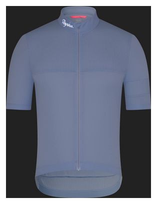 Maillot Rapha Brevet Azul Manga Corta Element Hombre