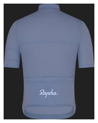 Maillot Rapha Brevet Azul Manga Corta Element Hombre