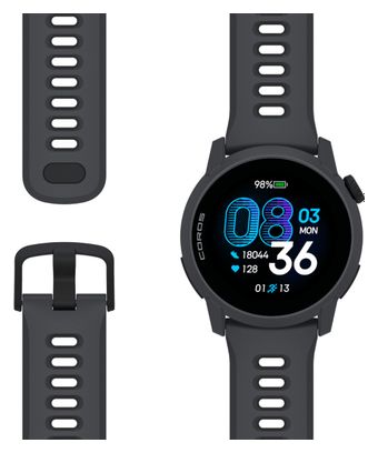Coros Pace 4 GPS Watch Black Silicone