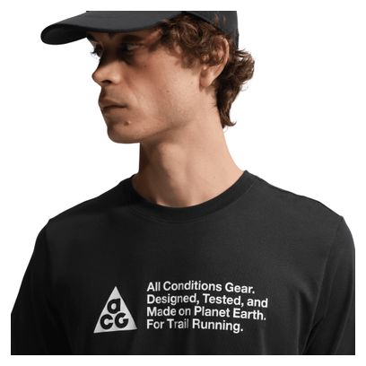 T-Shirt Manches Courtes Nike ACG Noir Homme