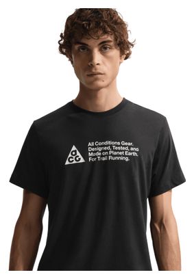 T-Shirt Manches Courtes Nike ACG Noir Homme