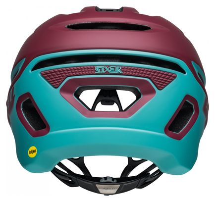 Bell Sixer Mips Helm Rood Blauw 2022