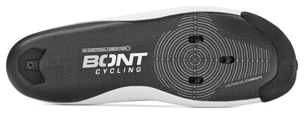 Zapatillas de carretera Bont Vaypor blancas - Talla grande