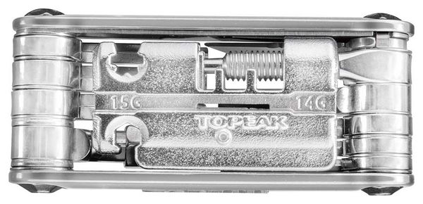 Multi-Outils Topeak Mini P20 Argent (20 Fonctions)