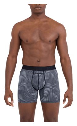 Saxx Smooth Flex Light Compression Boxershort Blauw/Grijs Heren