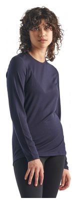 Langarmtrikot Damen Icebreaker 200 Oasis Blau